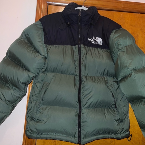 (The North Face 1996 Retro Nuptse down puffer jacket in olive green) - Picture 4 of 7